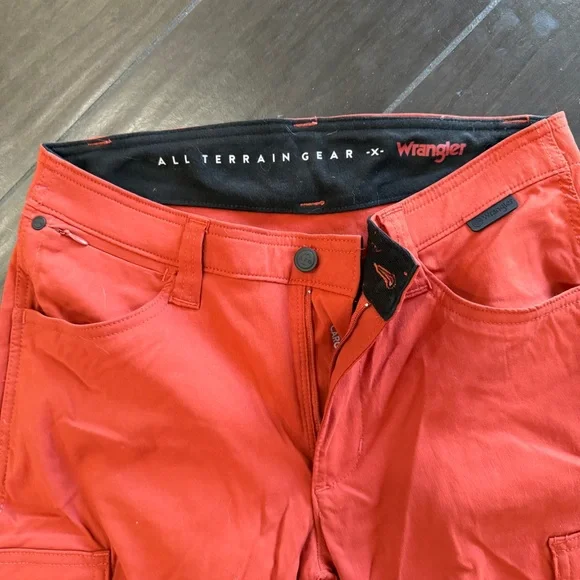 All Terrain Gear by Wrangler burnt orange Cargo Pants size 8 - Picture 3 of 13
